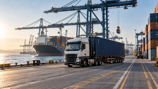 Cargo handling at a container terminal